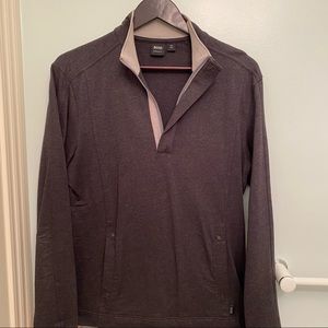 Hugo Boss Sweater 1/4 Zip-Up Size S
